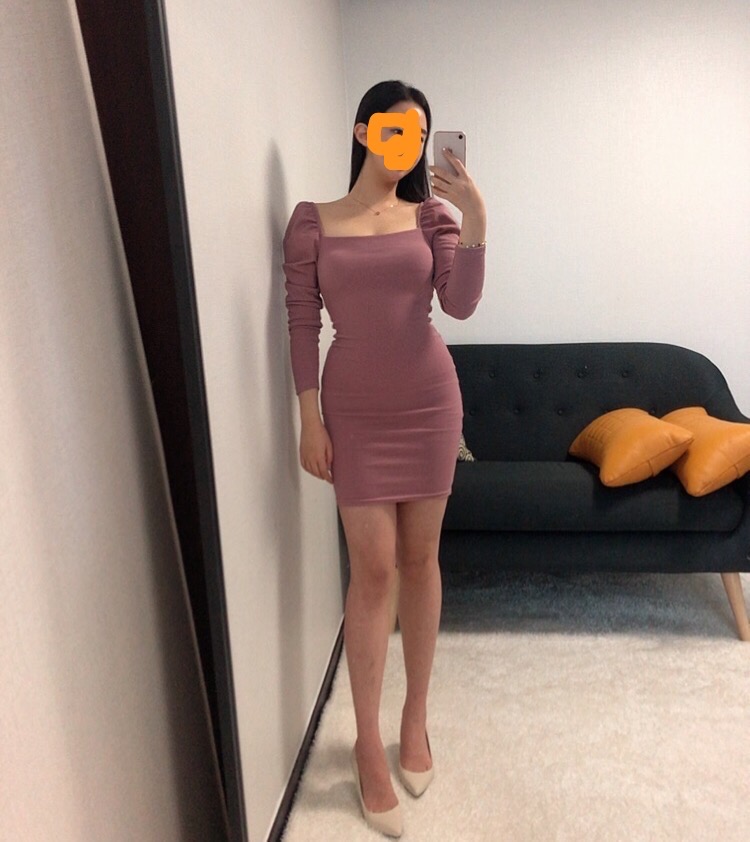 스퀘어넥원피스