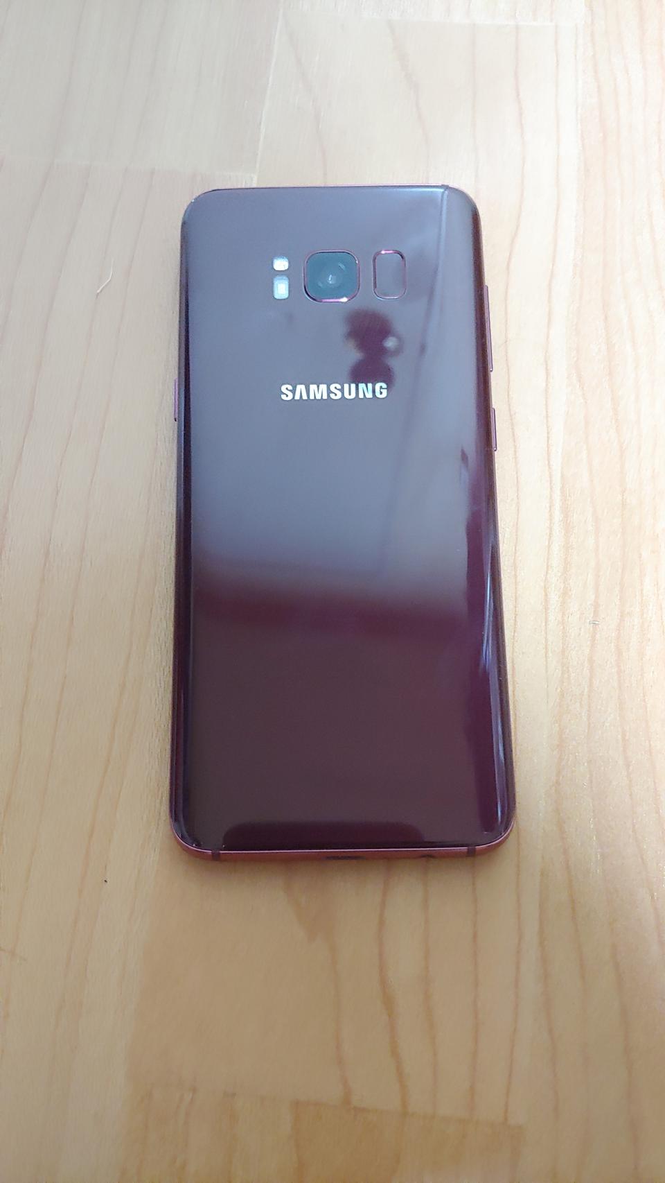 갤럭시 S8 64G 단품 버건디레드(외관 상태좋음/잔상있음)