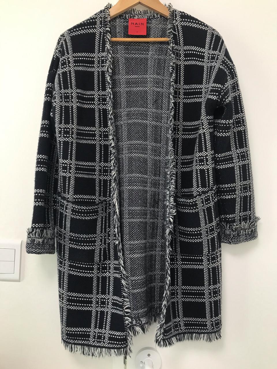 나인 네이비 니트가디건