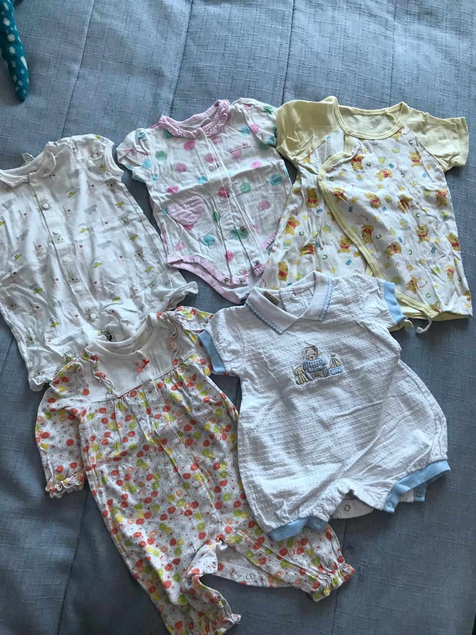 (3~12개월) 여아 바디수트 우주복등 16벌