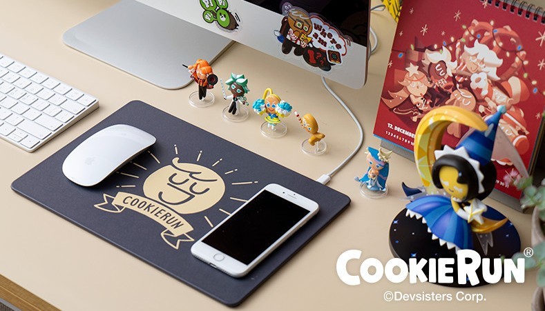 (정품) 쿠키런 무선충전 마우스패드