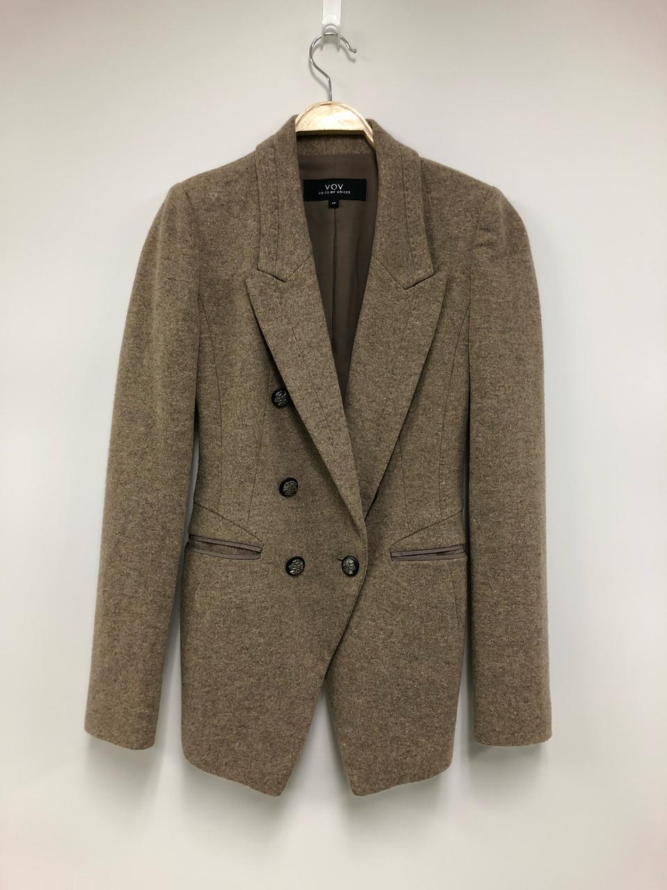 보브 모직 슬림 자켓