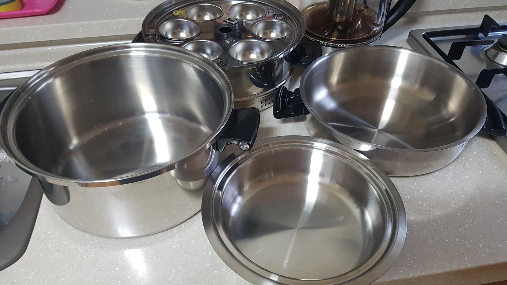 암웨이 냄비.부속품 스튜포트.스티머