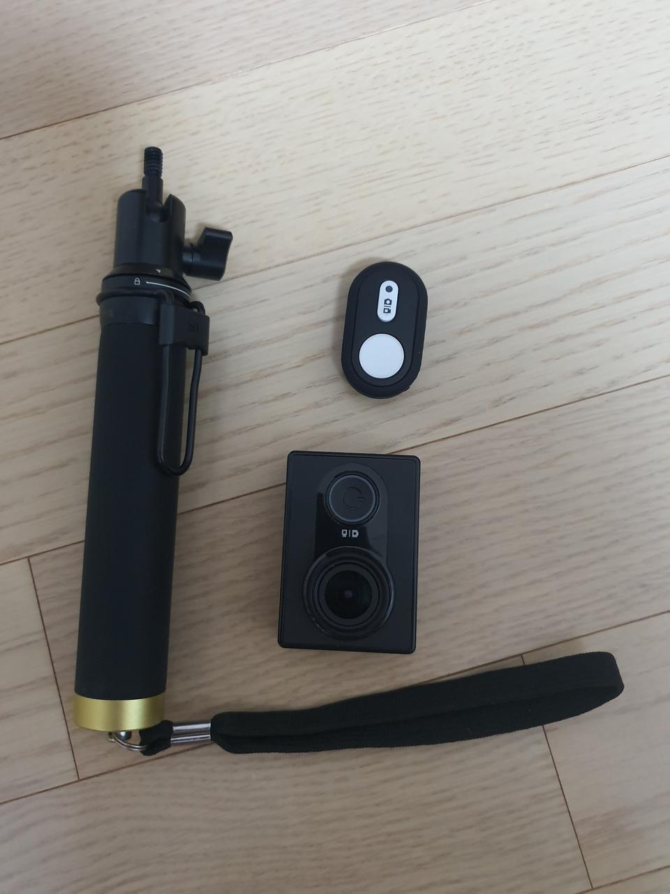 샤오이 액션캠+셀카봉+블루투스리모컨