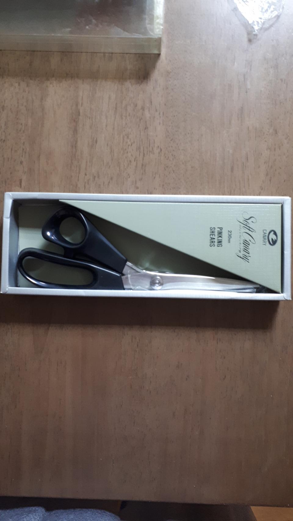 카나리 일제 핑킹가위 230mm