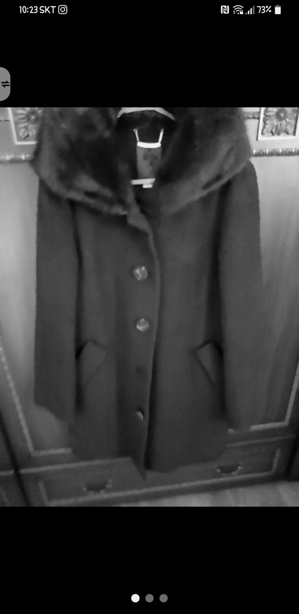 밍크카라 울 알파카코트(앤디스클라인)