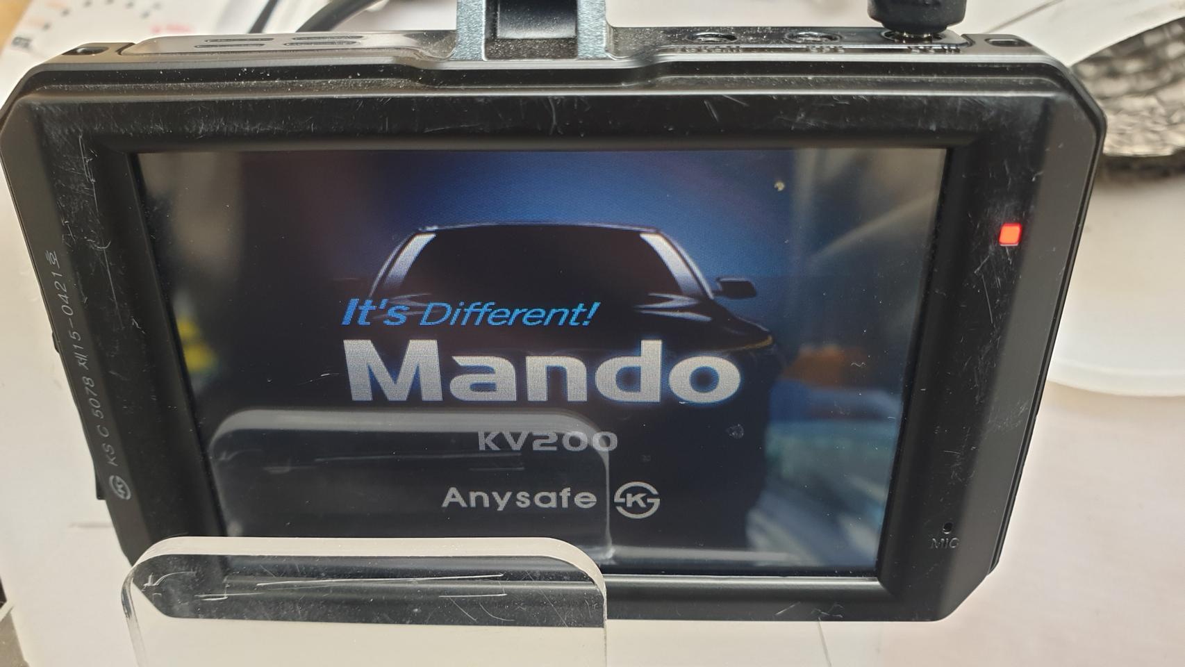 만도 KV200 블랙박스의 모든 고장을 수리합니다.