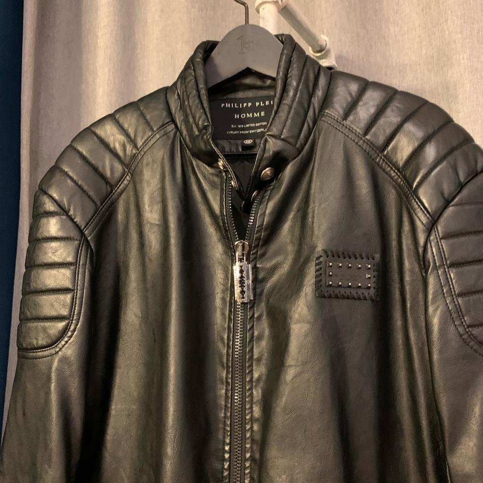 필립플레인 남성 라이더 자켓