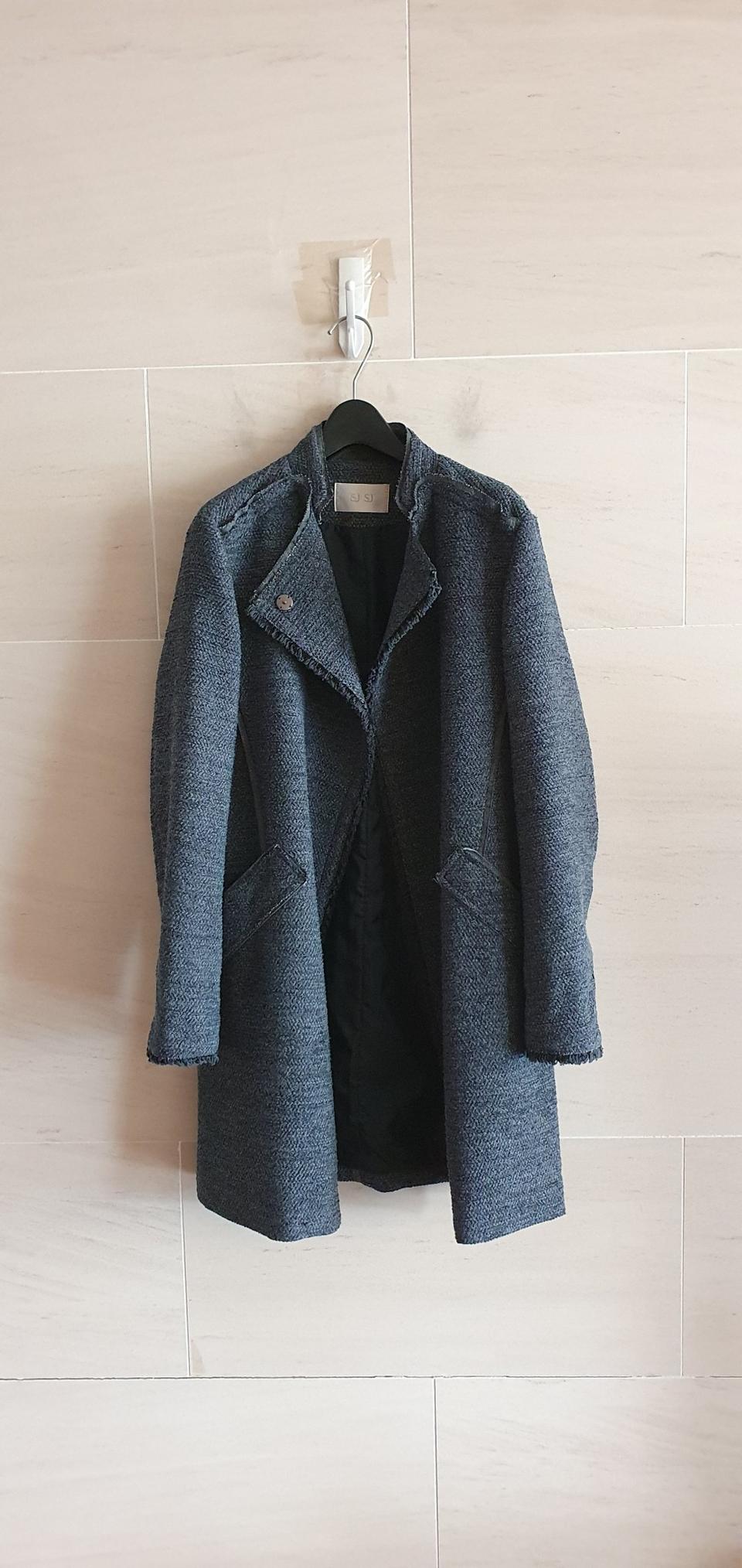 (정품) SJSJ 트위드 롱 자켓