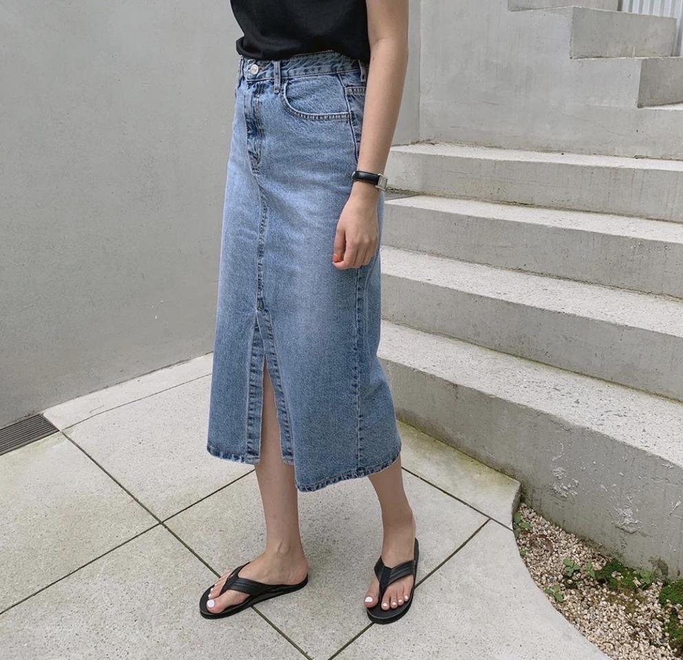 청치마 데님스커트