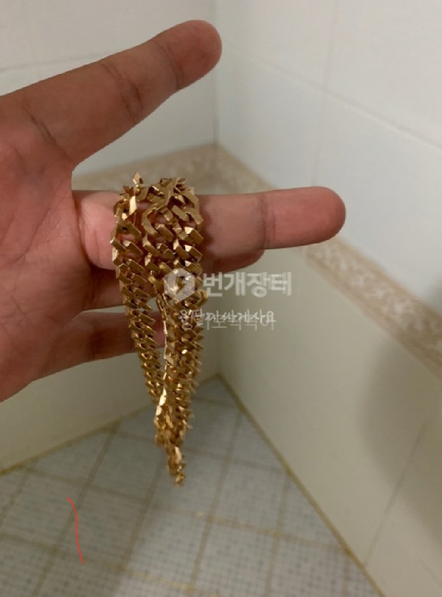 18k 남자 체인목걸이