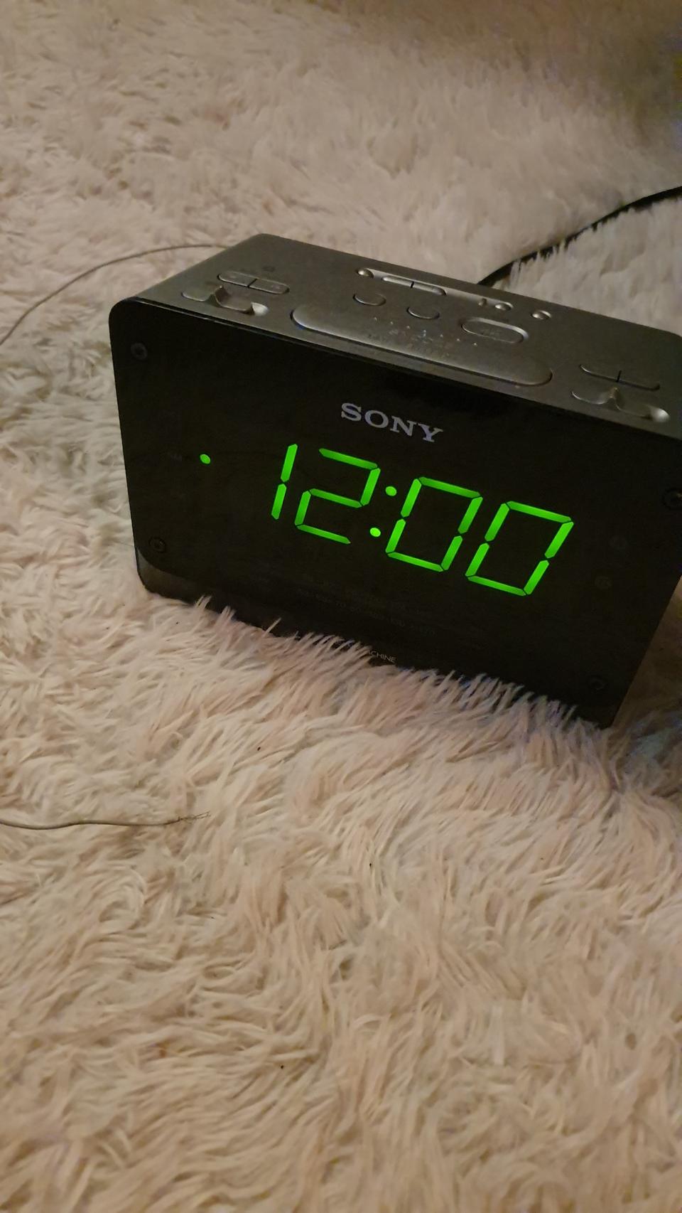 소니 라디오 시계 icf-c414