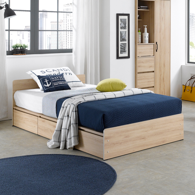 서랍 수납 침대 슈퍼싱글 프레임 (일반형)