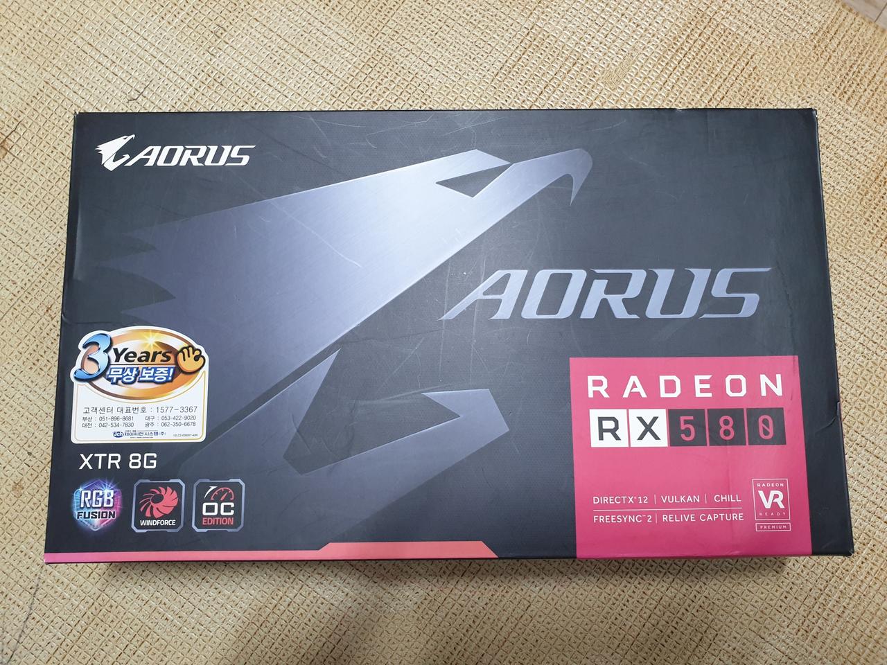 GIGABYTE AORUS RX580 XTR 8G