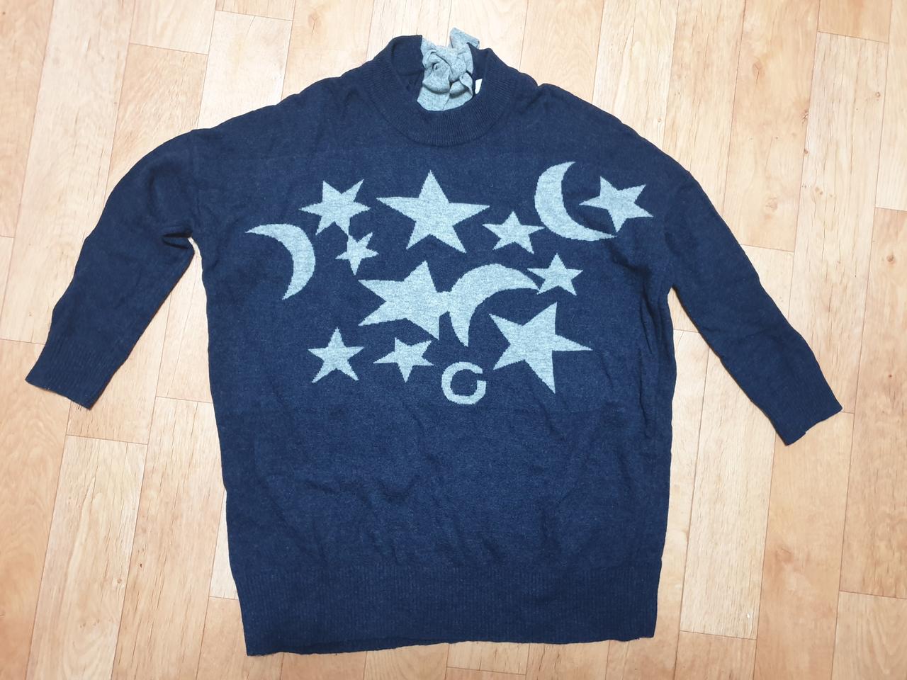 뒷리본 루즈핏 니트