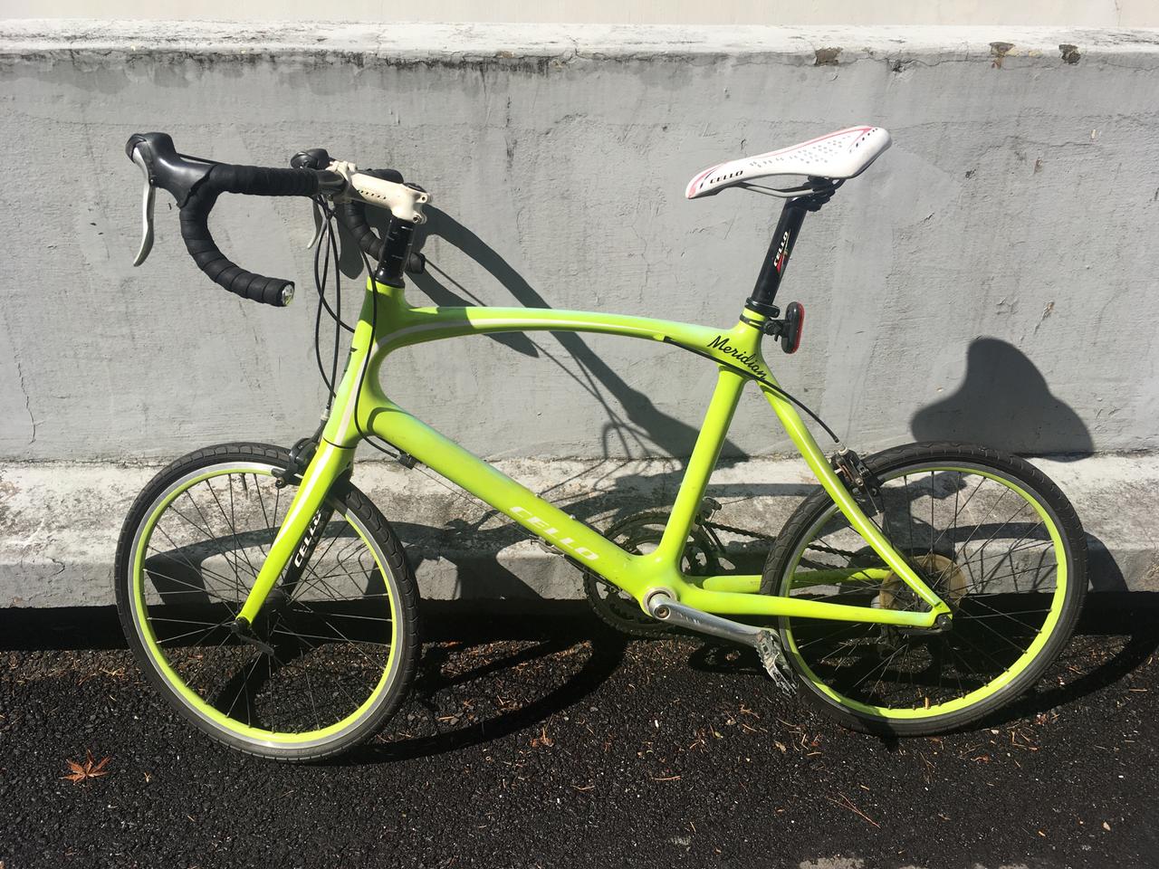 첼로 메리디안 풀카본 소라 라임색(네고OK)