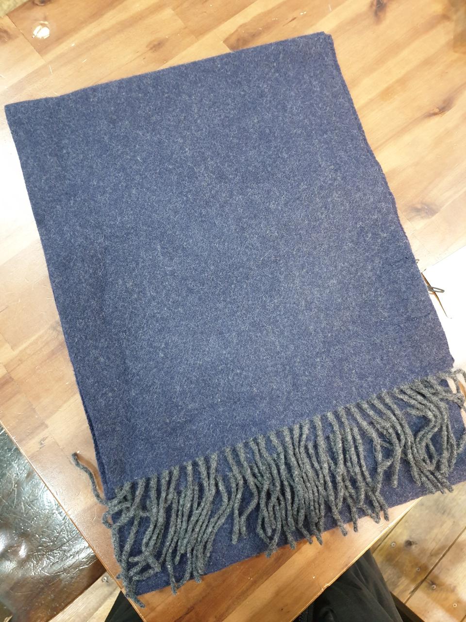 빈폴 캐시미어100% 머플러 네이비