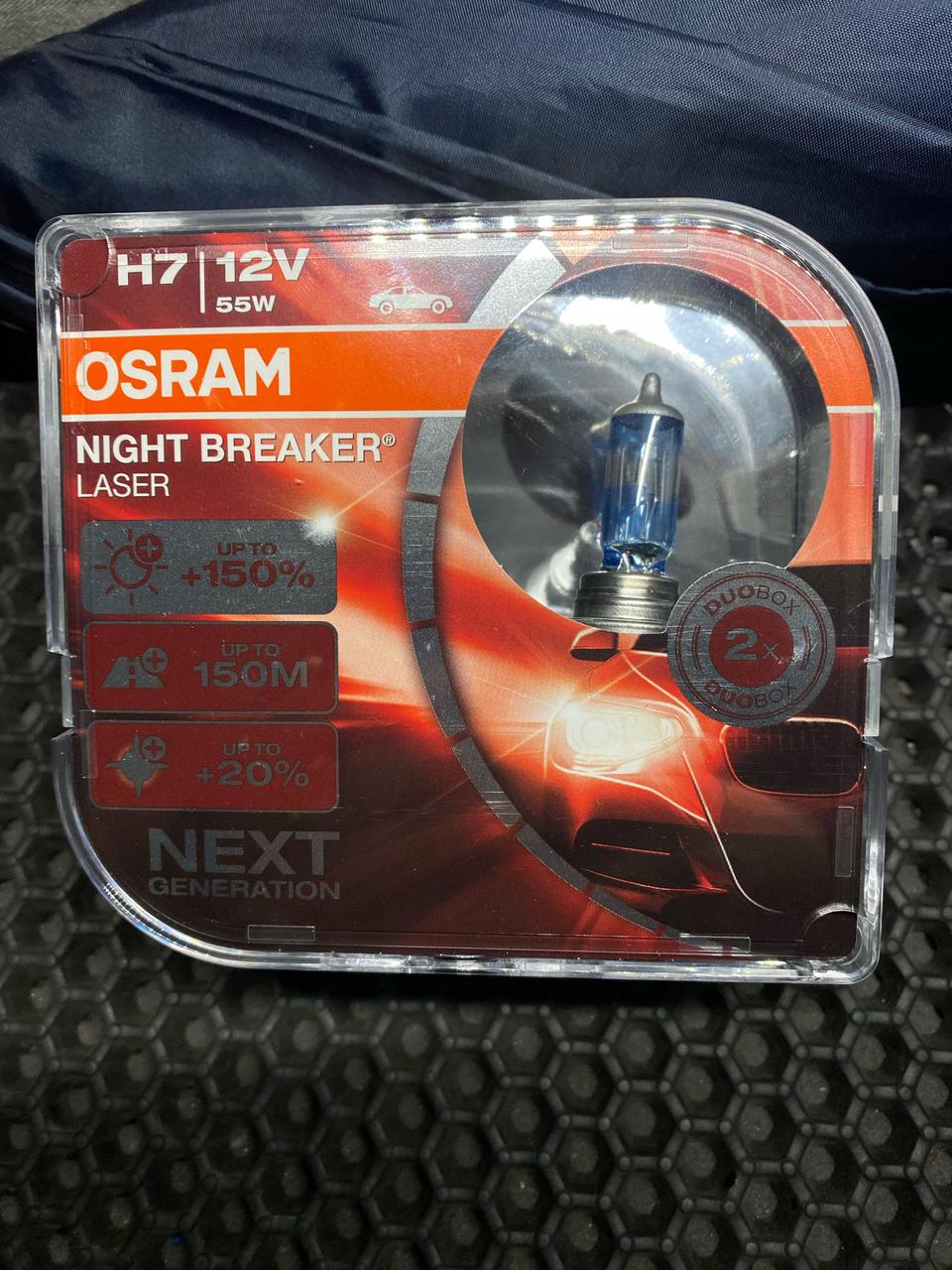 [자동차 라이트]오스람 나이트브레이커 젠2 H7타입팝니다.
