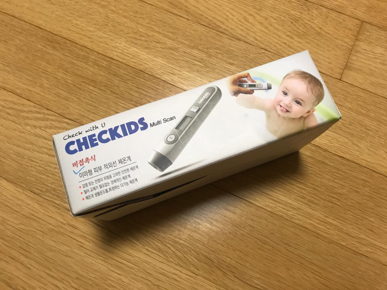 체키즈 멀티스캔 비접촉식 이마형 피부 적외선 체온계