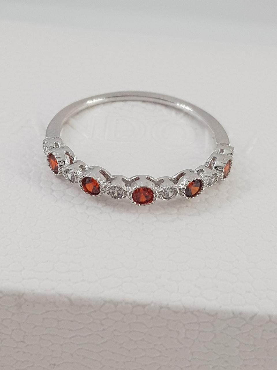 (  재고정리세일 ) 925실버 레드 큐빅 반지