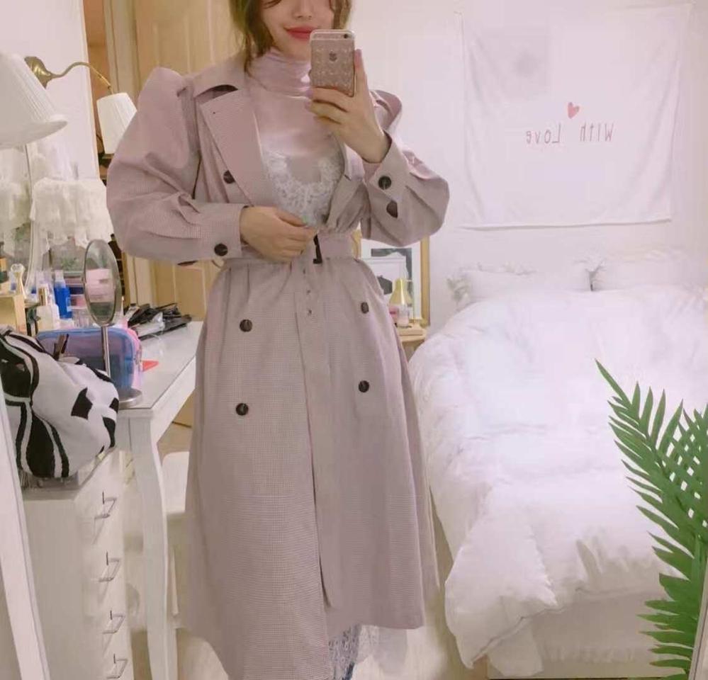 봄코트 색상 이뻐요