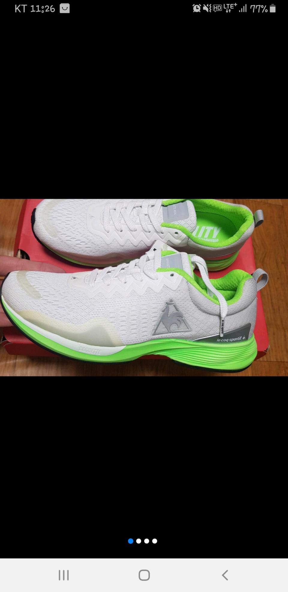 (새상품)  르꼬끄 러닝화 운동화 260사이즈 택포 새상품