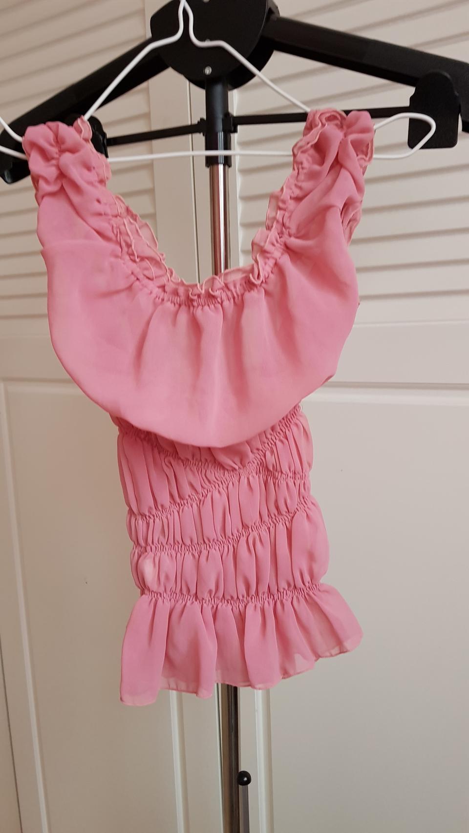 에고이스트 진품 쉬폰 분홍 반팔