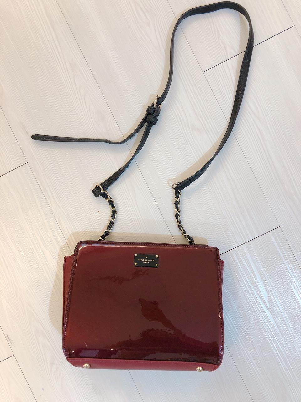 폴스부띠끄 에나멜 와인백