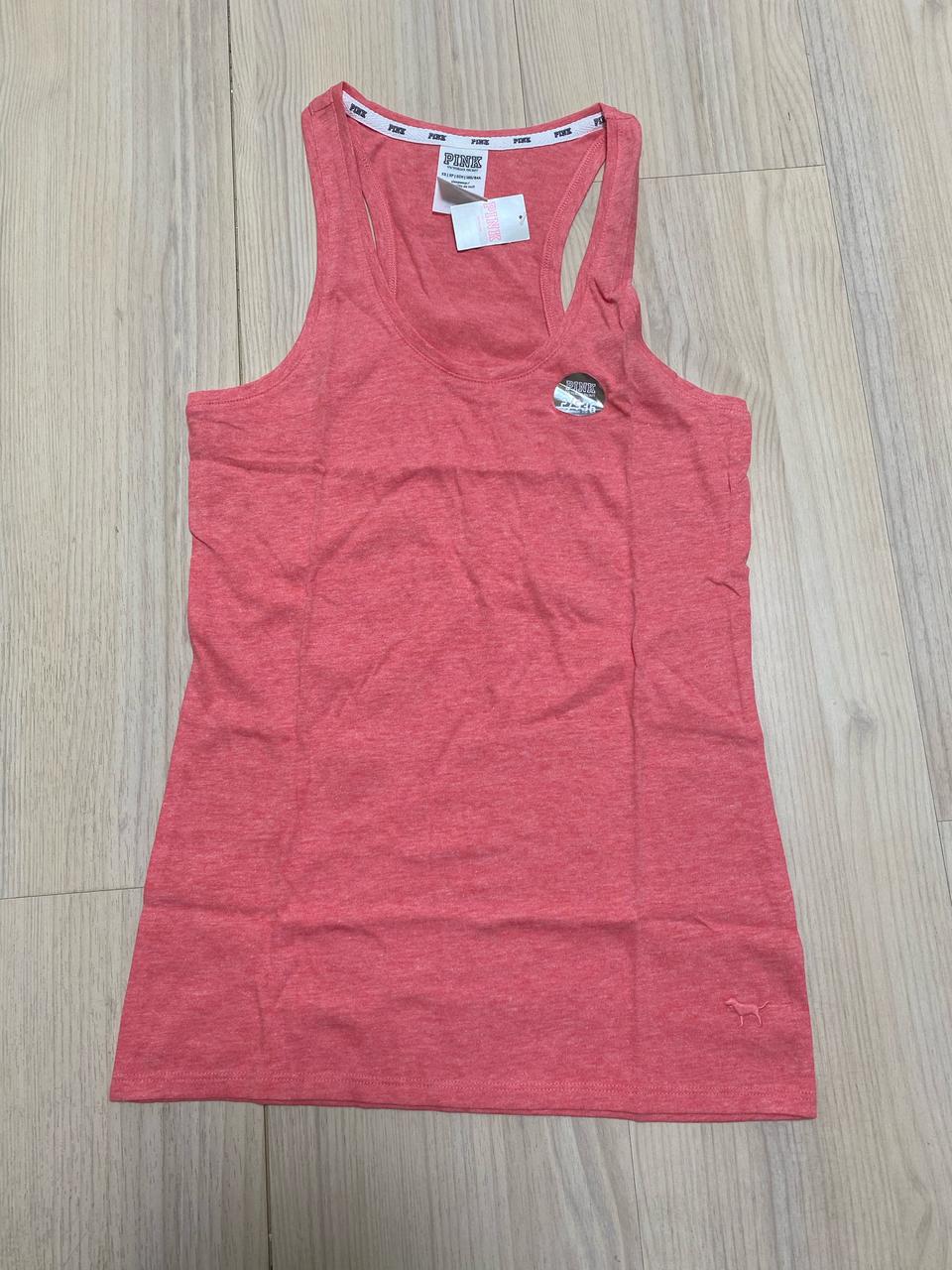 빅토리아시크릿 핑크 민소매탑