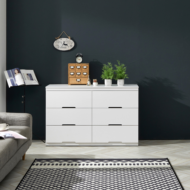 화이트 1200 3단 서랍장