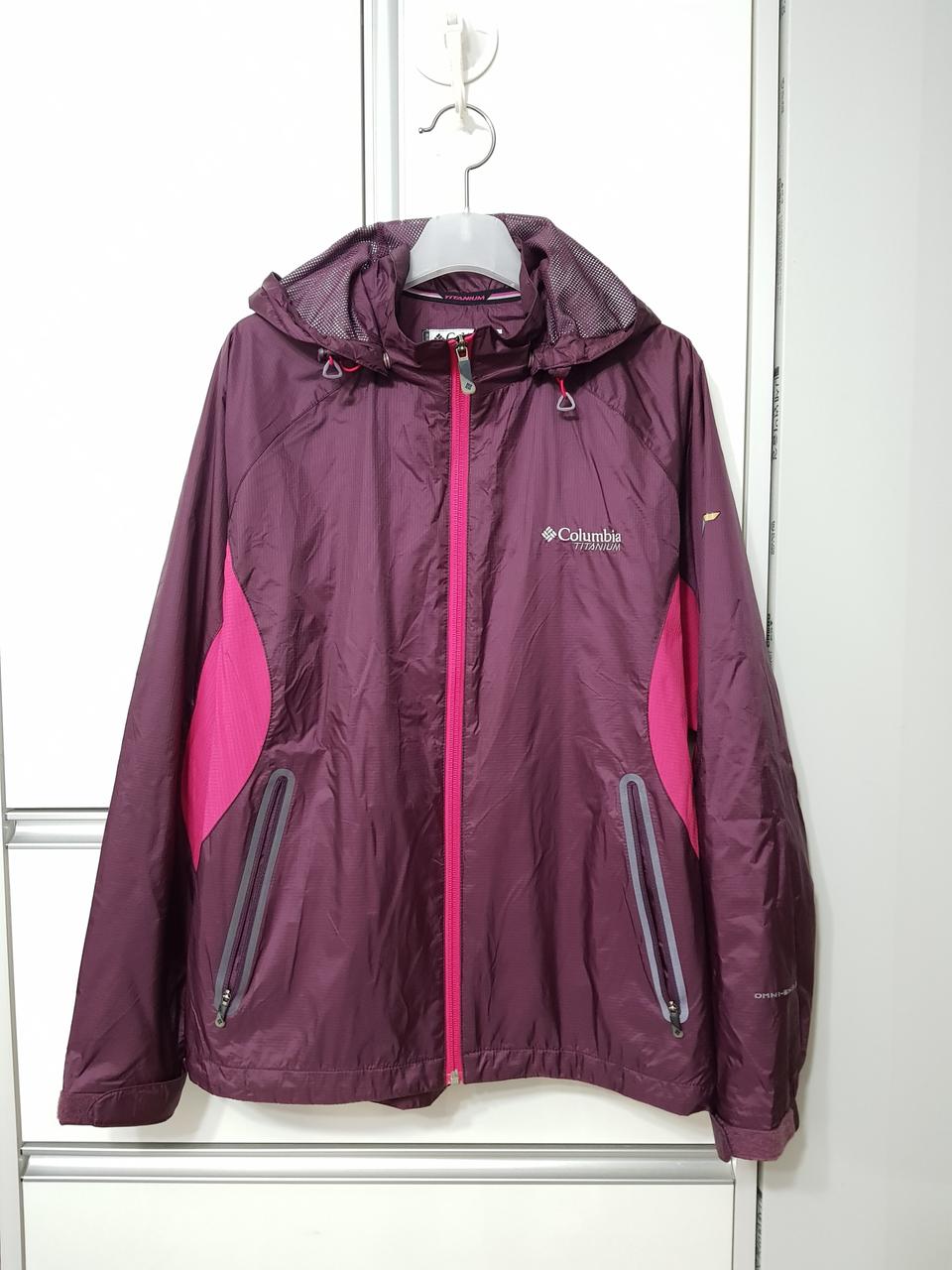 여성바람막이점퍼 L 콜럼비아정품