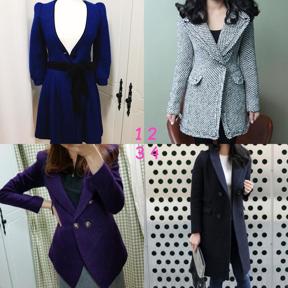 여성 코트 모음(원피스형 코트,트위드코트,롱코트)