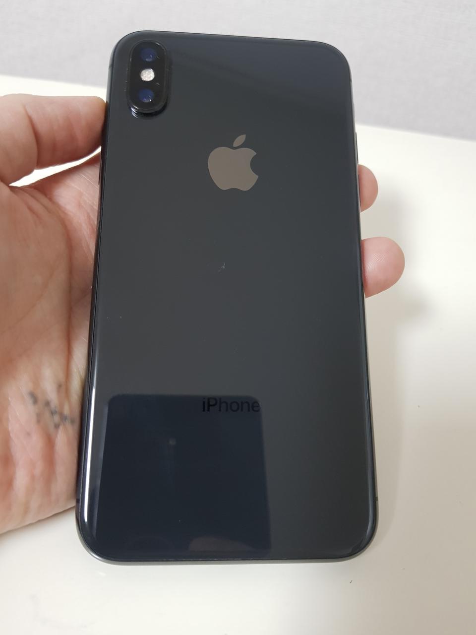 아이폰X 256GB face ID 불량 잔상있어요 91%