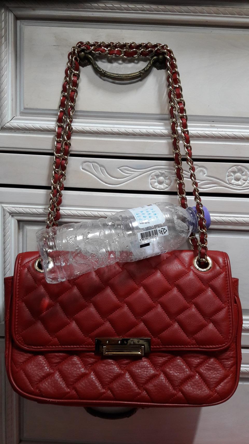 시슬리 소가죽 체인백