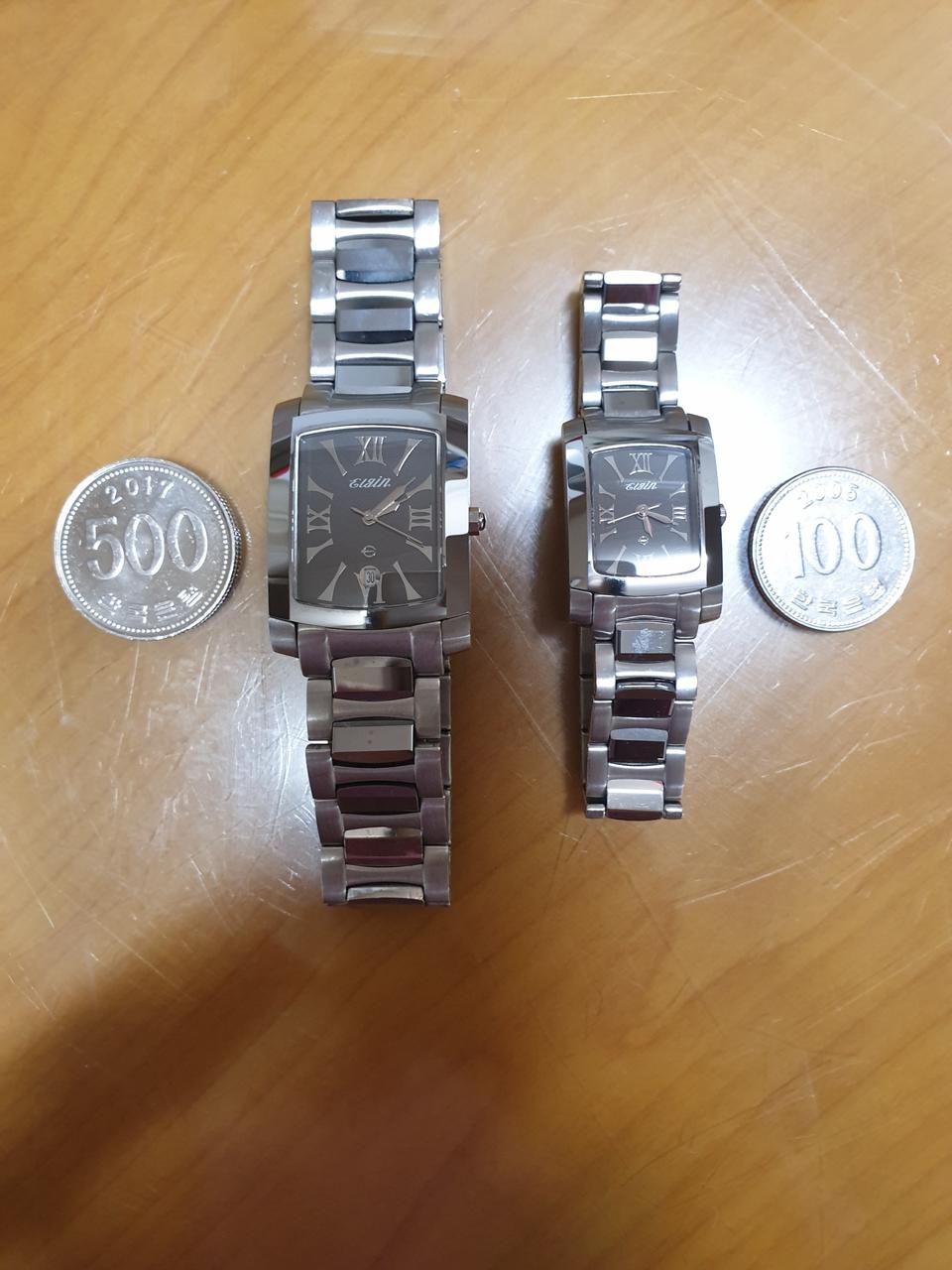 엘진 메탈 시계 남,여