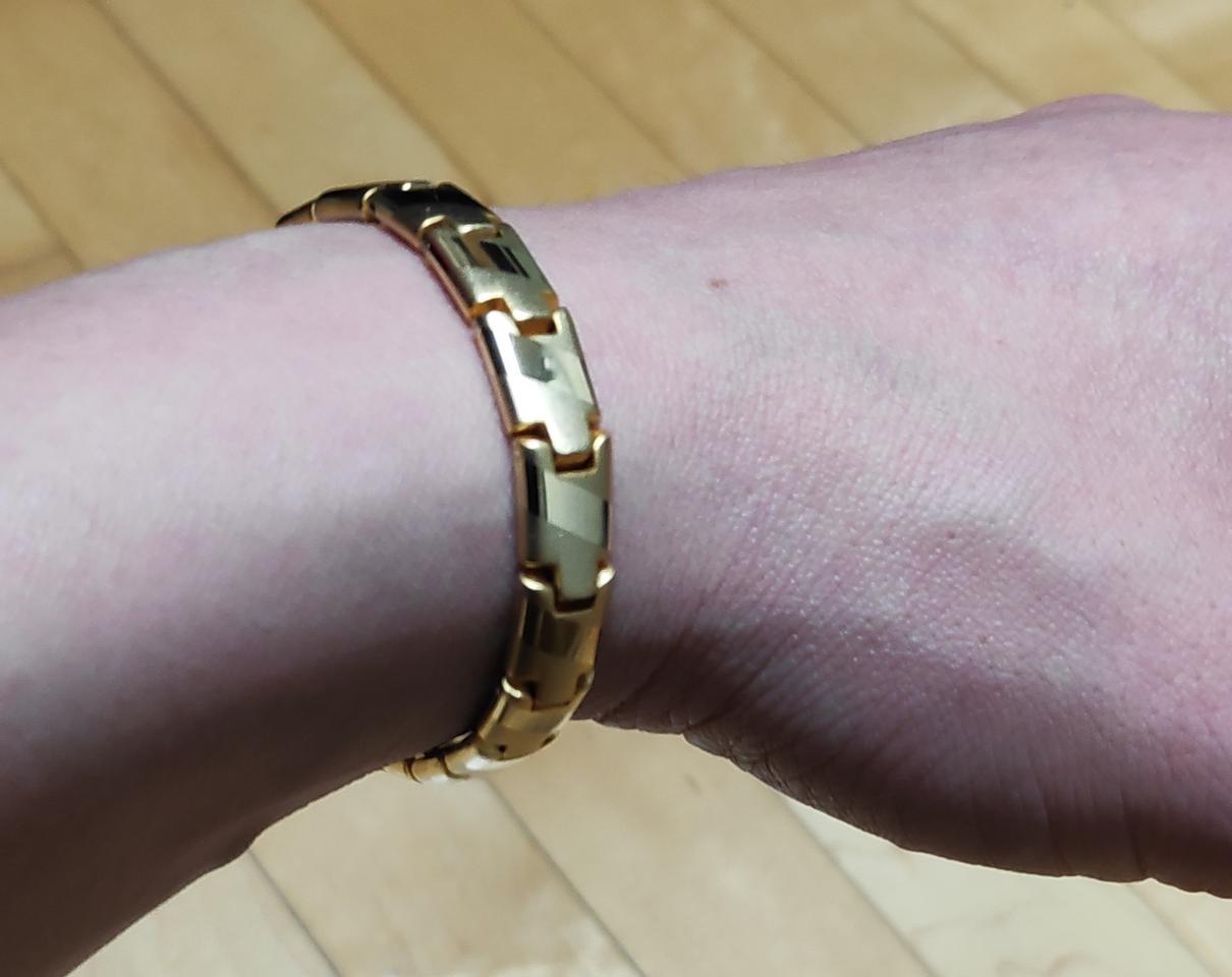 게르마늄 금장 남자 팔찌