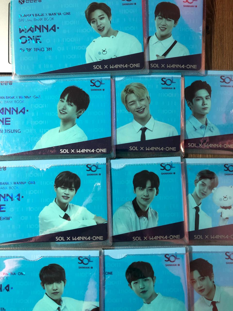 워너원 신한 통장 포토북 wanna one