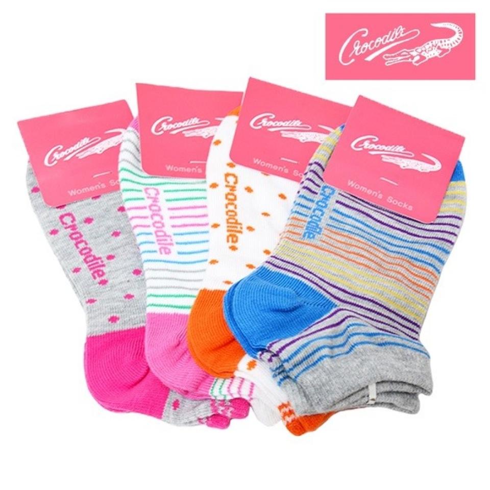 크로커다일 여성 스니커즈 양말 10족