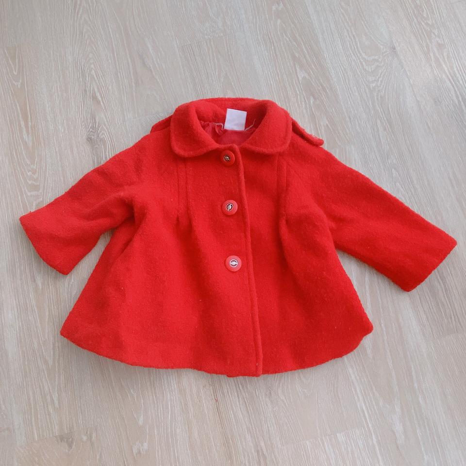 여아코트 80 예쁜코트 유아코트 빨간코트