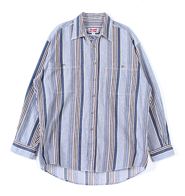 버드와이져 스트라이프 체크 셔츠