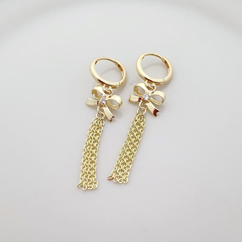 14k 리본 귀걸이