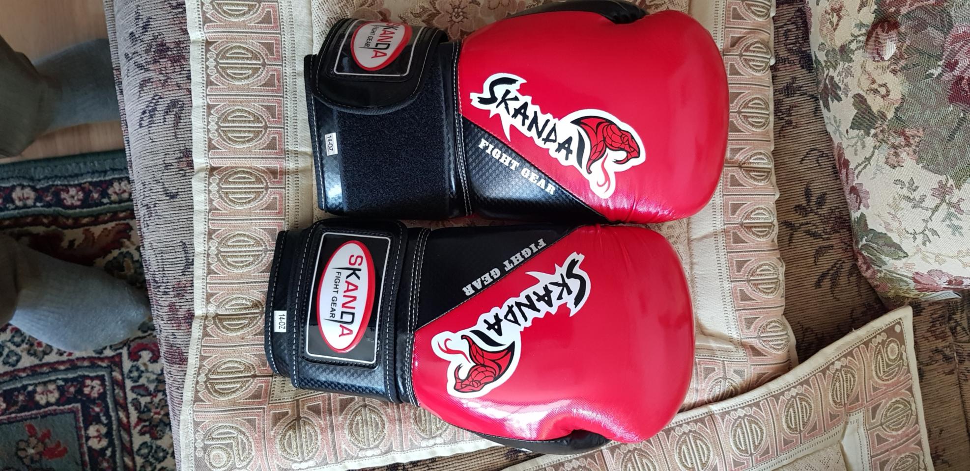 무에타이, 킥복싱글로브 오픈핑거글로브와 교환요망