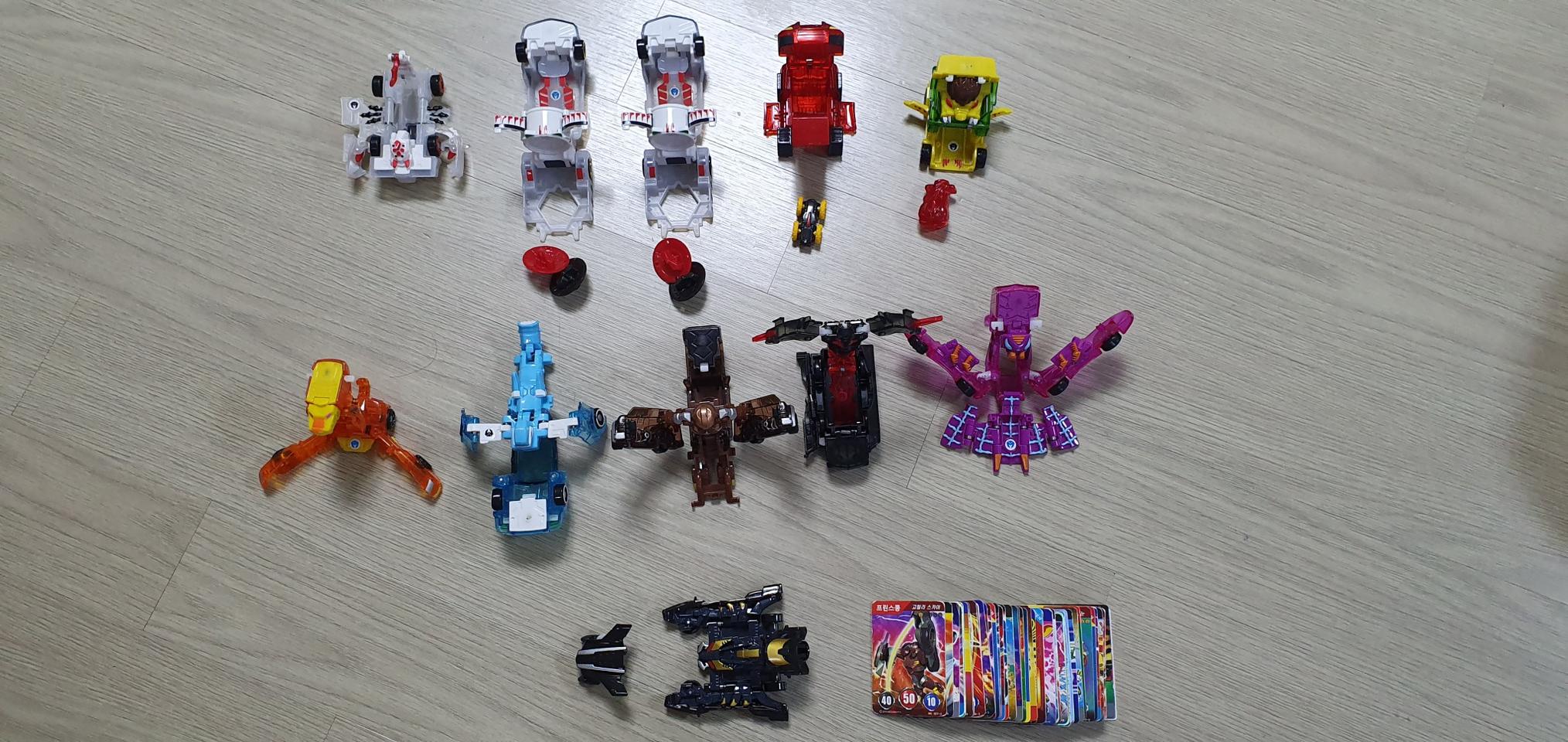 터닝메카드 10개 빠샤메카드 1개