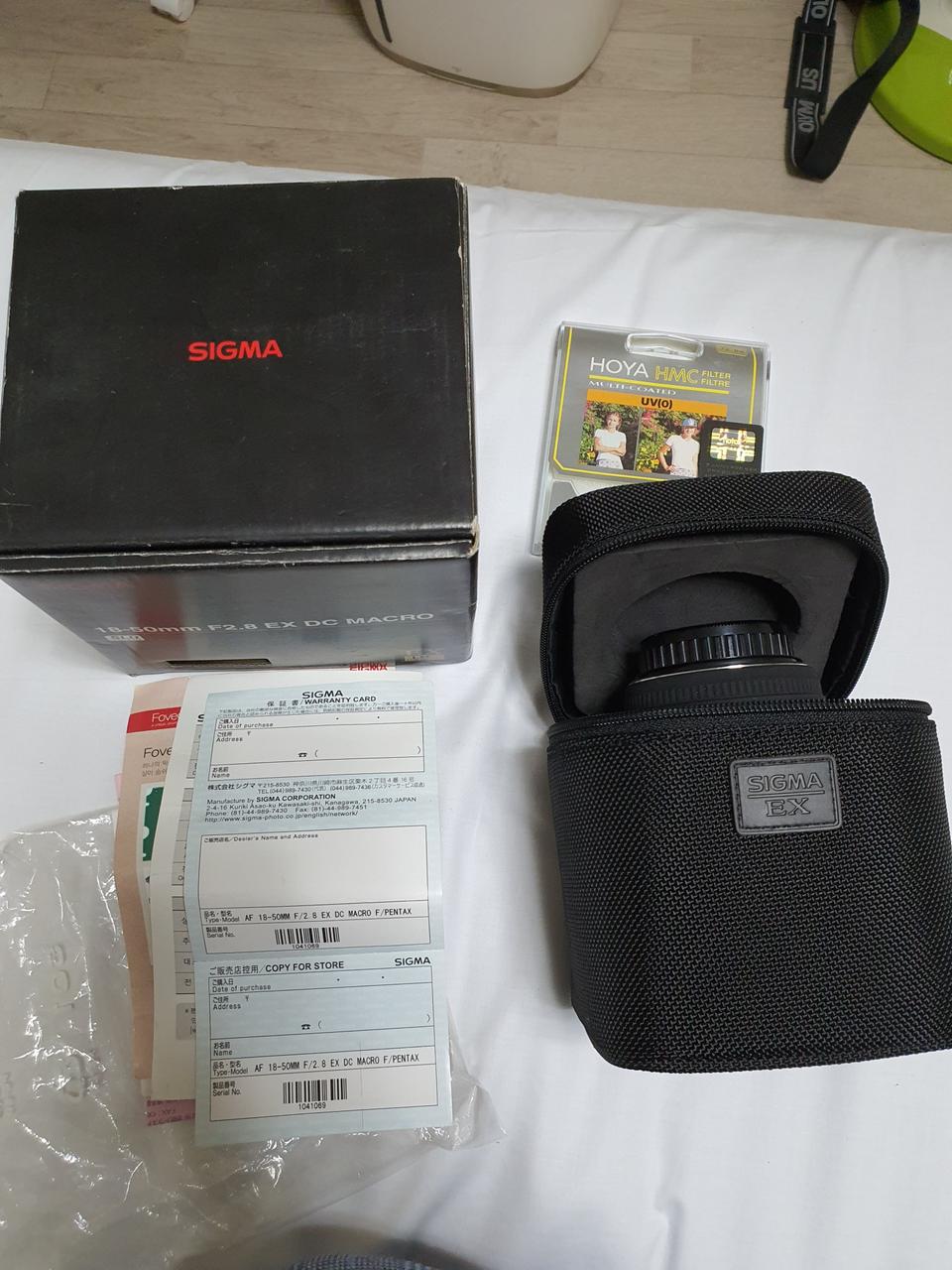 시그마18 50 F2.8EX DC MACRO 펜탁스 마운트