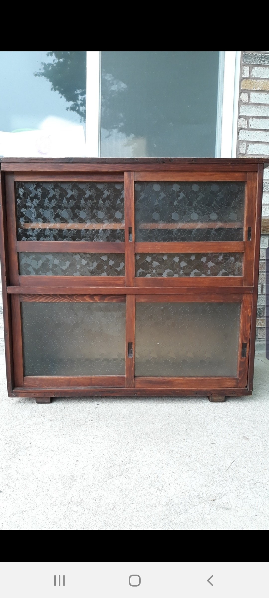 옛날 소나무찬장