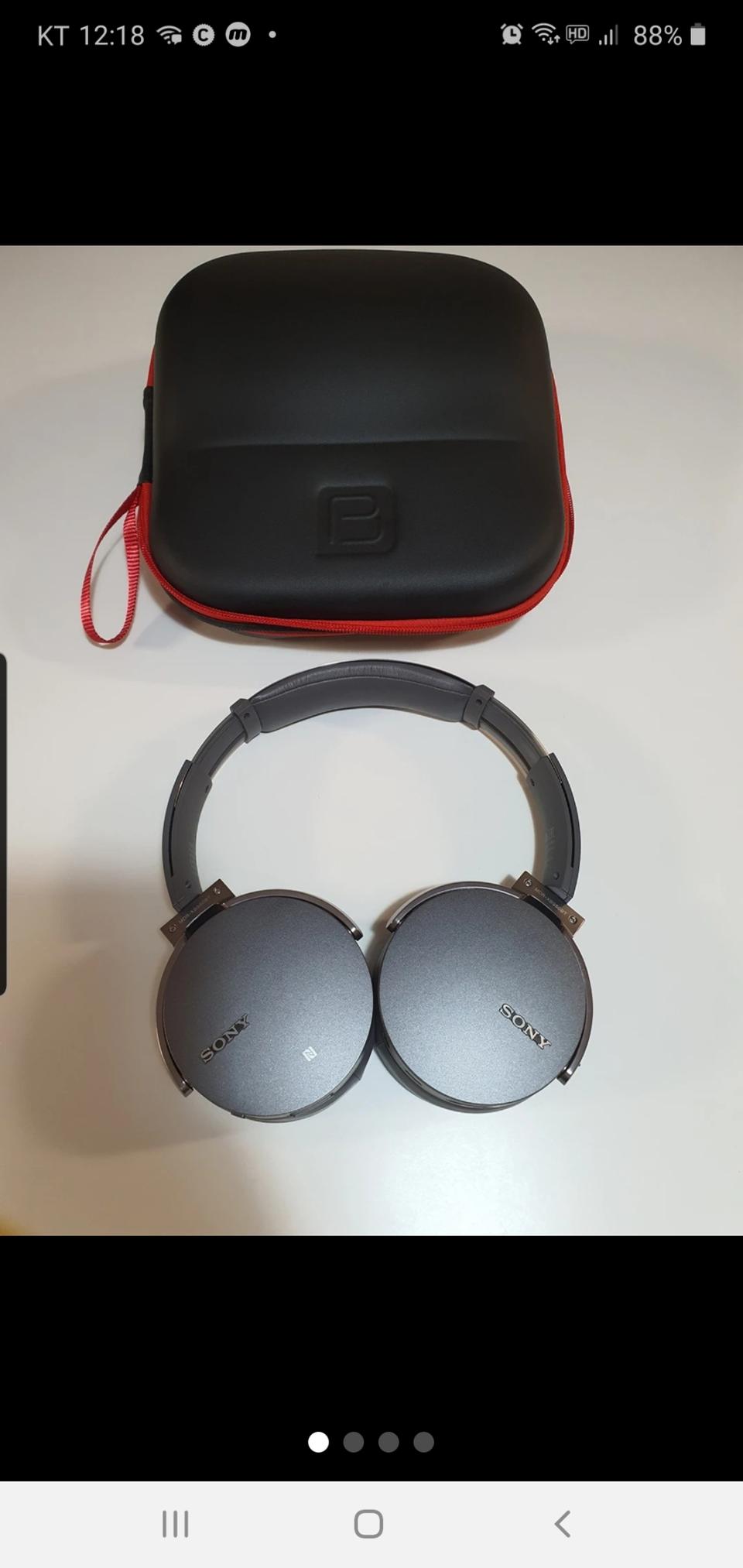 소니 무선 헤드폰.MDR XB950BT