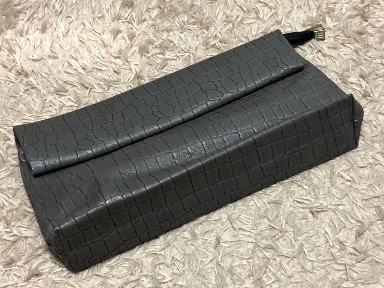 악어무늬 롤 클러치