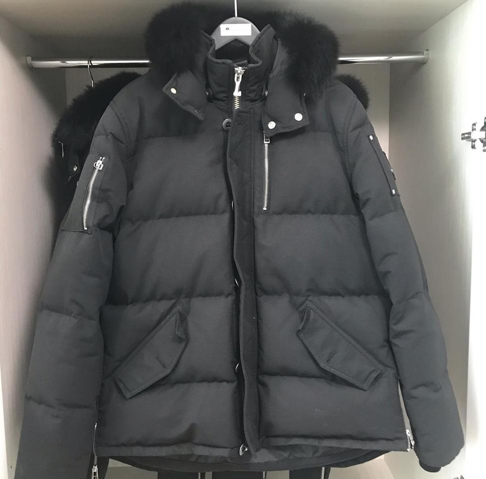 백화점판 XL) 19시즌 무스너클 쓰리쿼터 블랙퍼 블랙완장