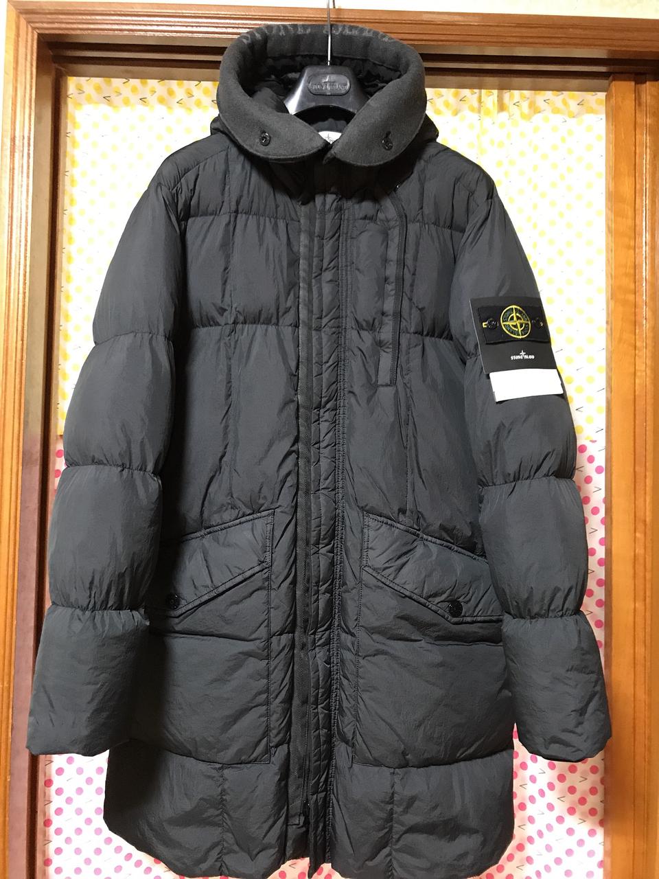 (정품)스톤 18fw 크링클립스 롱패딩