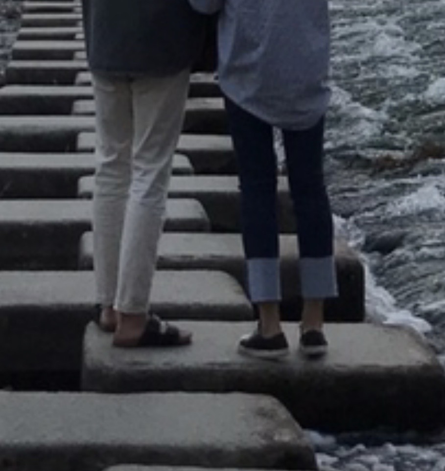 롤업 생지 스키니